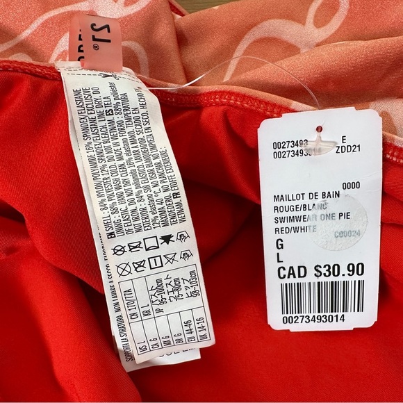 Forever 21 | True Love Script Print One-Piece Swimsuit - Picture 5 of 5